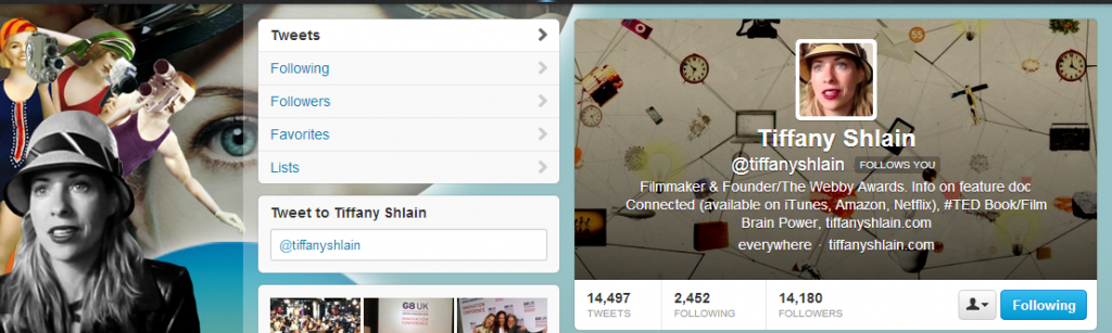 Tiffany Shlain Twitter background