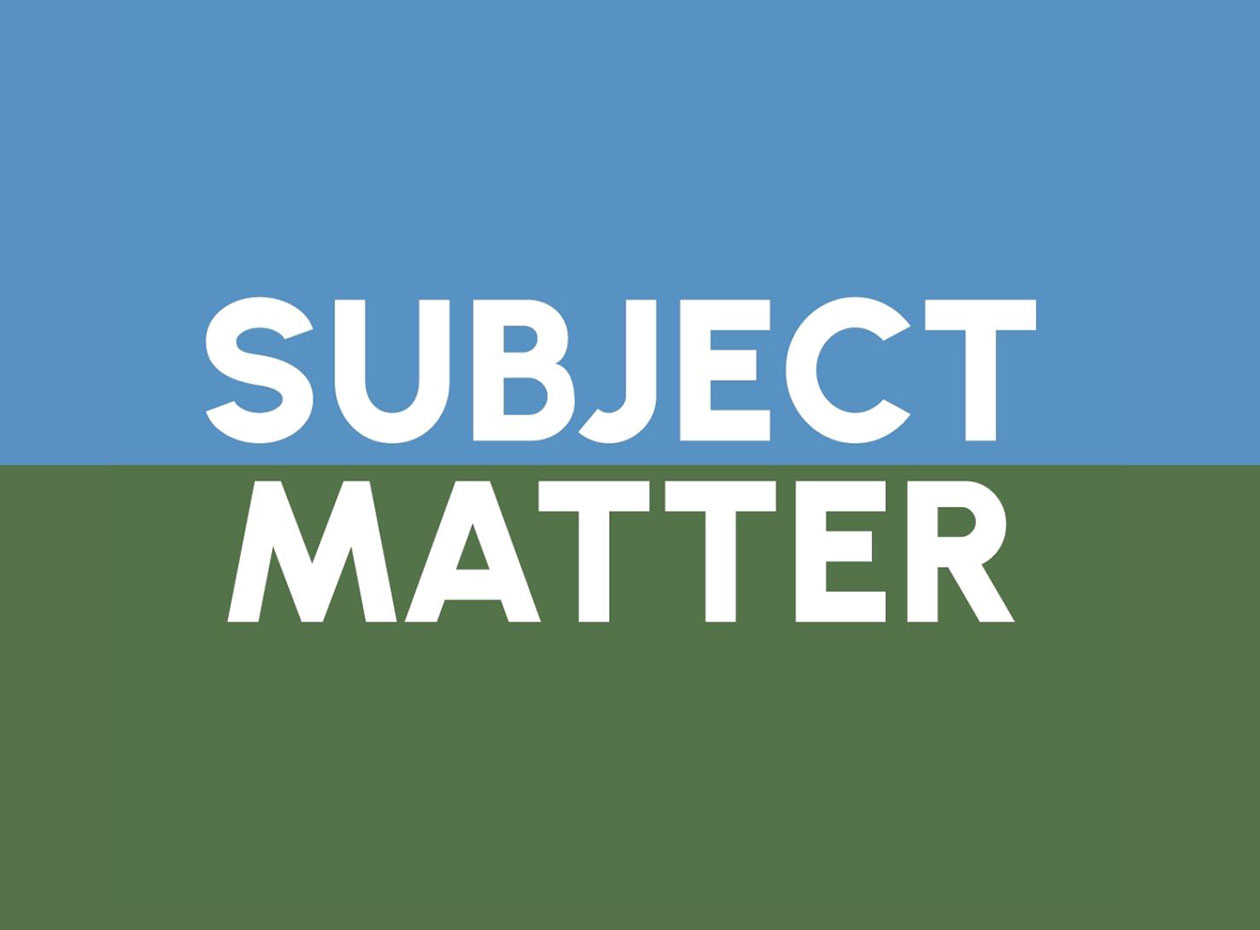 subjectmatter